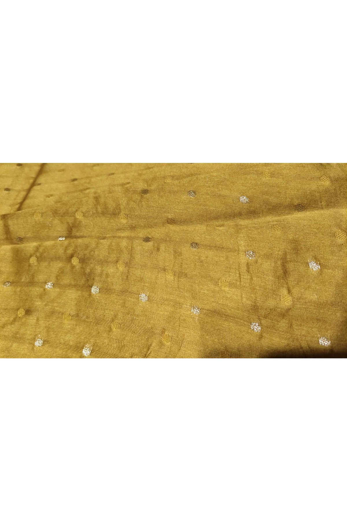 Designer Organza Mustard Saree