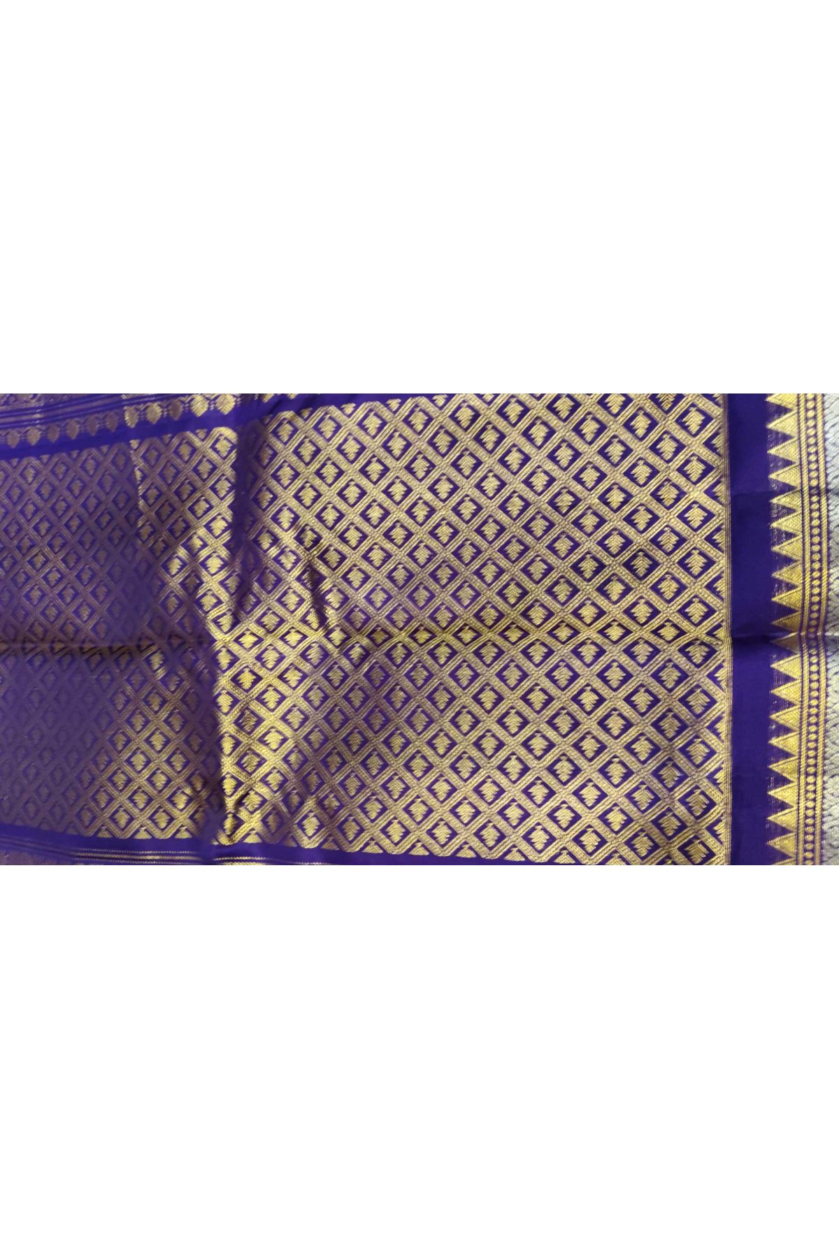 Gadwal Silk Lavender Saree