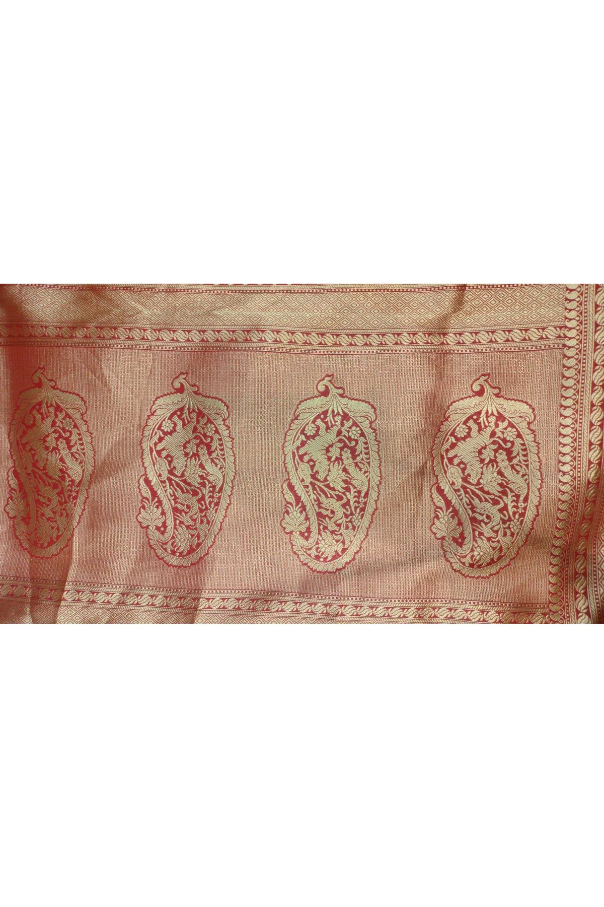 Banarasi Silk Red  Saree