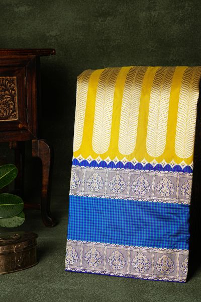 Banarasi Silk Yellow Saree