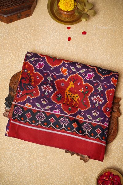 Patan Patola Silk Multicolour Saree