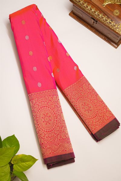 Gadwal Silk Pink Saree