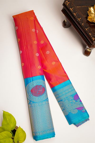 Gadwal Silk Dual Colour Saree