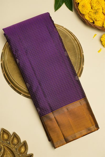 Coimbatore Soft Silk Violet Saree