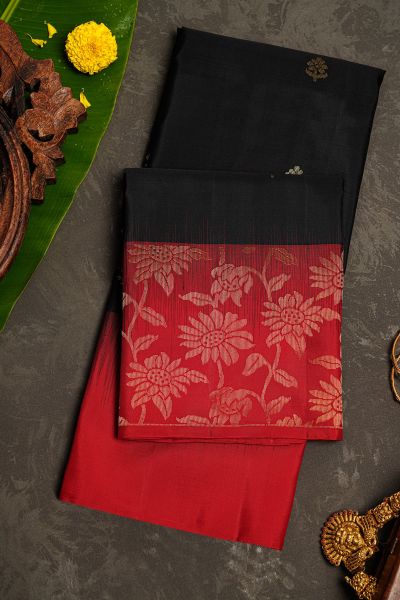 Coimbatore Soft Silk Black Saree