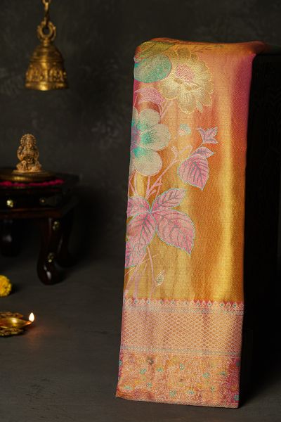Kancheepuram Silk Dual Colour Saree