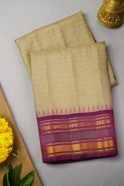 Gadwal Silk Dual Colour Saree