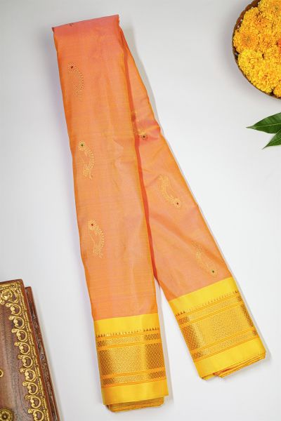 Gadwal Silk Dual Colour  Saree