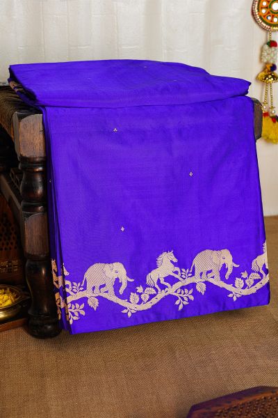 Banarasi Silk Blue Saree