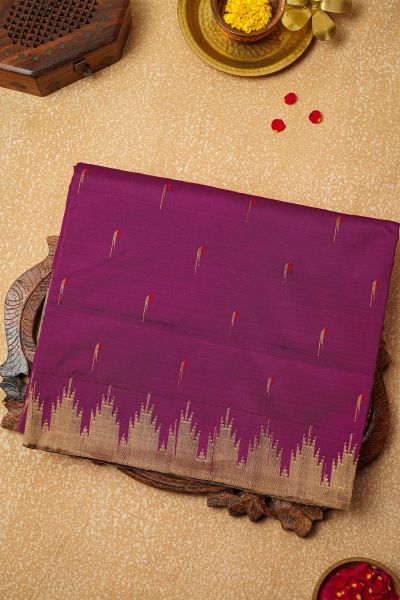Paithani Silk Purple Saree