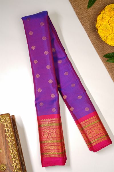 Gadwal Silk Dual Colour Saree