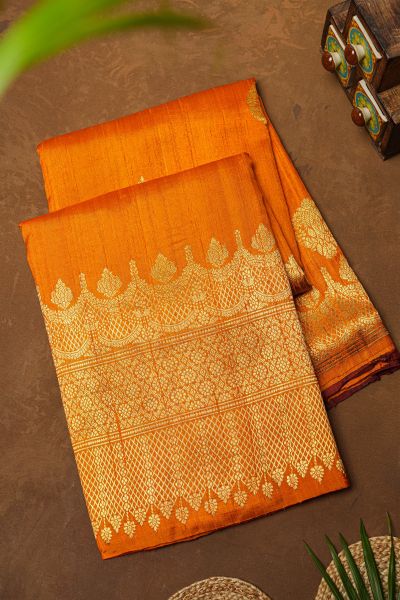Fancy Matka Silk  Dual-Colour Saree