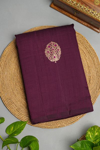 Fancy Matka Silk Wine Saree