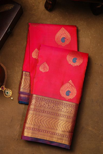 Coimbatore Soft Silk Dual Colour Saree