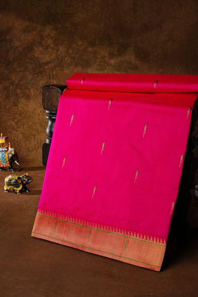 Paithani Silk Pink Saree