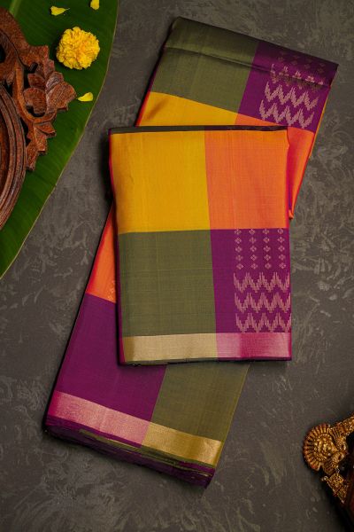Coimbatore Soft Silk Multi Colour Saree