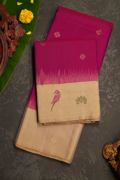Coimbatore Soft Silk Magenta Saree