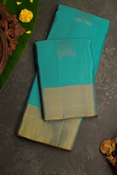 Coimbatore Soft Silk Blue Saree