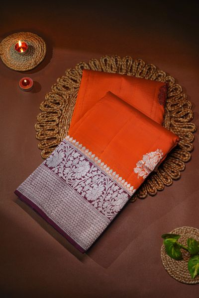 Fancy Matka Silk Red Saree