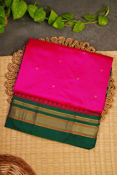 Narayanpet Silk Pink Saree