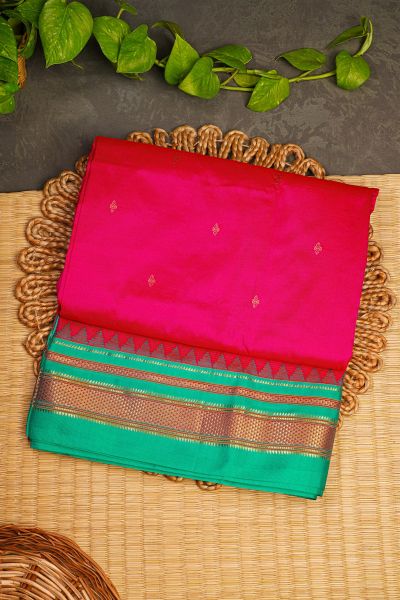 Narayanpet Silk Pink Saree