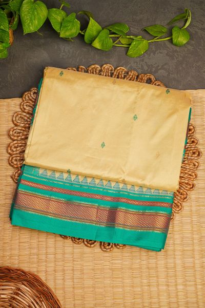 Narayanpet Silk Cream Saree