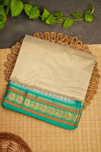 Narayanpet Silk Cream Saree