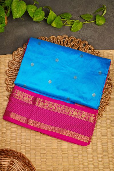 Narayanpet  Silk Royal Blue Saree