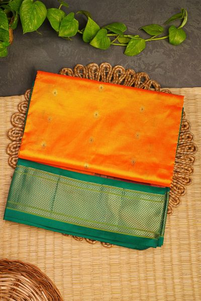 Naryanpet Silk Yellow Saree