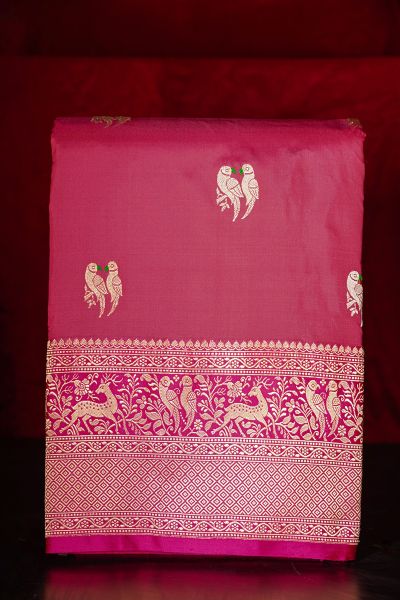 Banarasi Silk Pink Saree