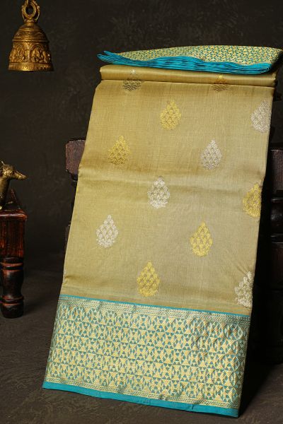 Venkatagiri Silk Beige Saree