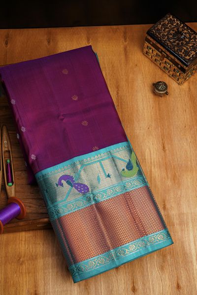 Kuppadam Sico Purple Saree