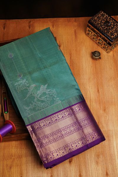 Kuppadam Sico Dual Colour Saree