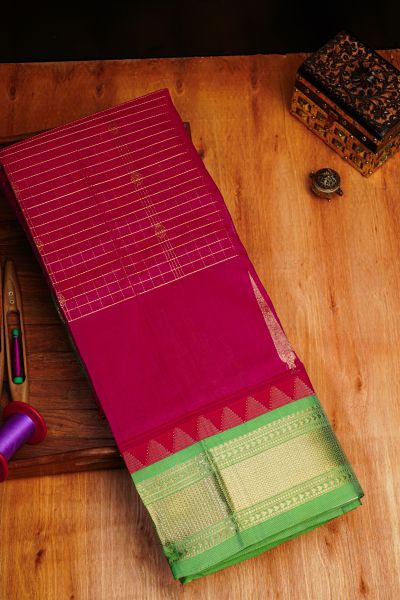 Kuppadam Sico Pink Saree