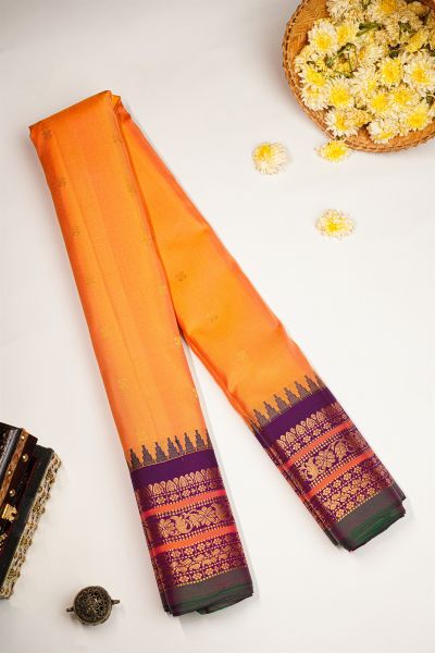 Gadwal Silk Dual Colour Saree