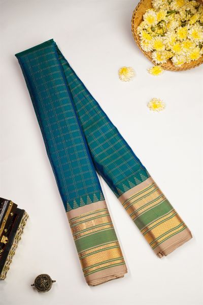 Gadwal Silk Dual Colour Saree