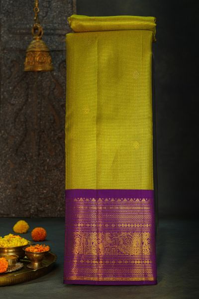 Kancheepuram Silk Green Saree