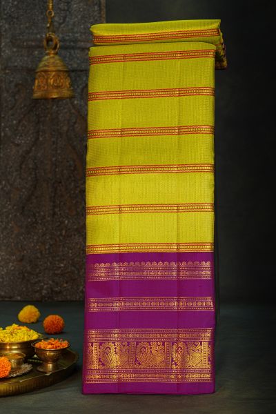 Kancheepuram Silk Green Saree