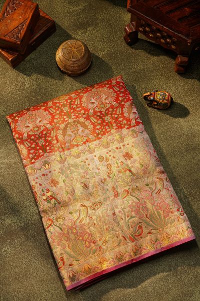 Kanchipuram Silk Red Saree
