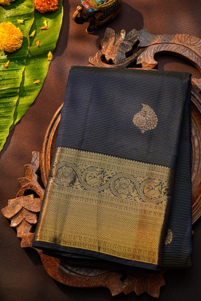 Kanchipuram Silk Black Saree