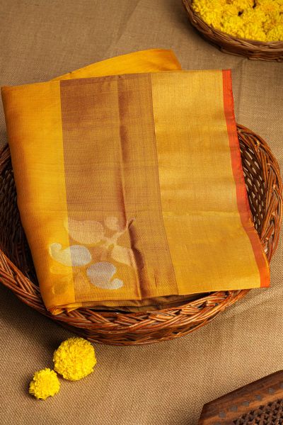 Uppada Silk Yellow Saree