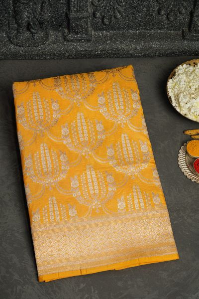 Banarasi Silk Yellow Saree