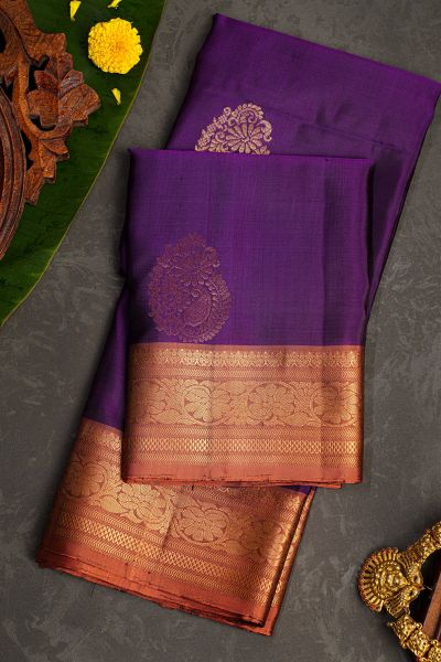 Coimbatore Soft Silk Violet Saree