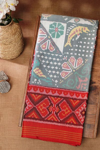 Patola Silk Dual Colour Saree