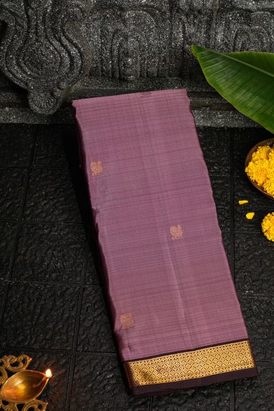 Kancheepuram Silk Lilac Saree