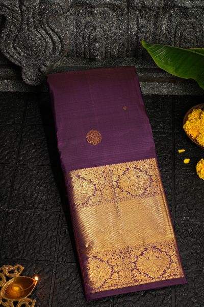 Kancheepuram Silk Wine Saree