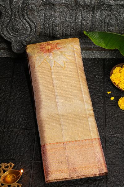 Kancheepuram Silk Gold Saree