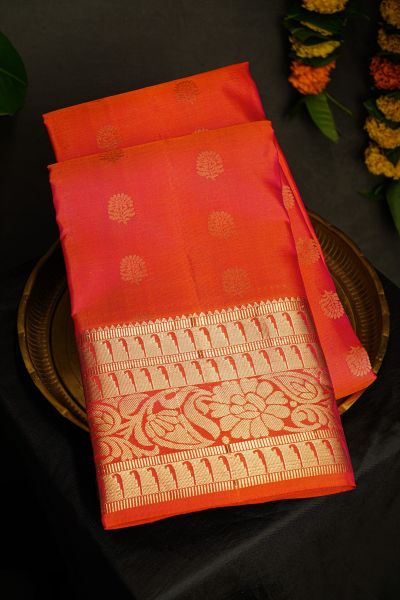 Kancheepuram Silk Dual Colour Saree