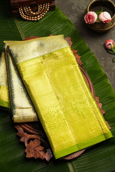 Kancheepuram Silk Dual Colour Saree