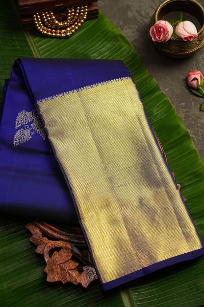 Kancheepuram Silk Royal Blue Saree